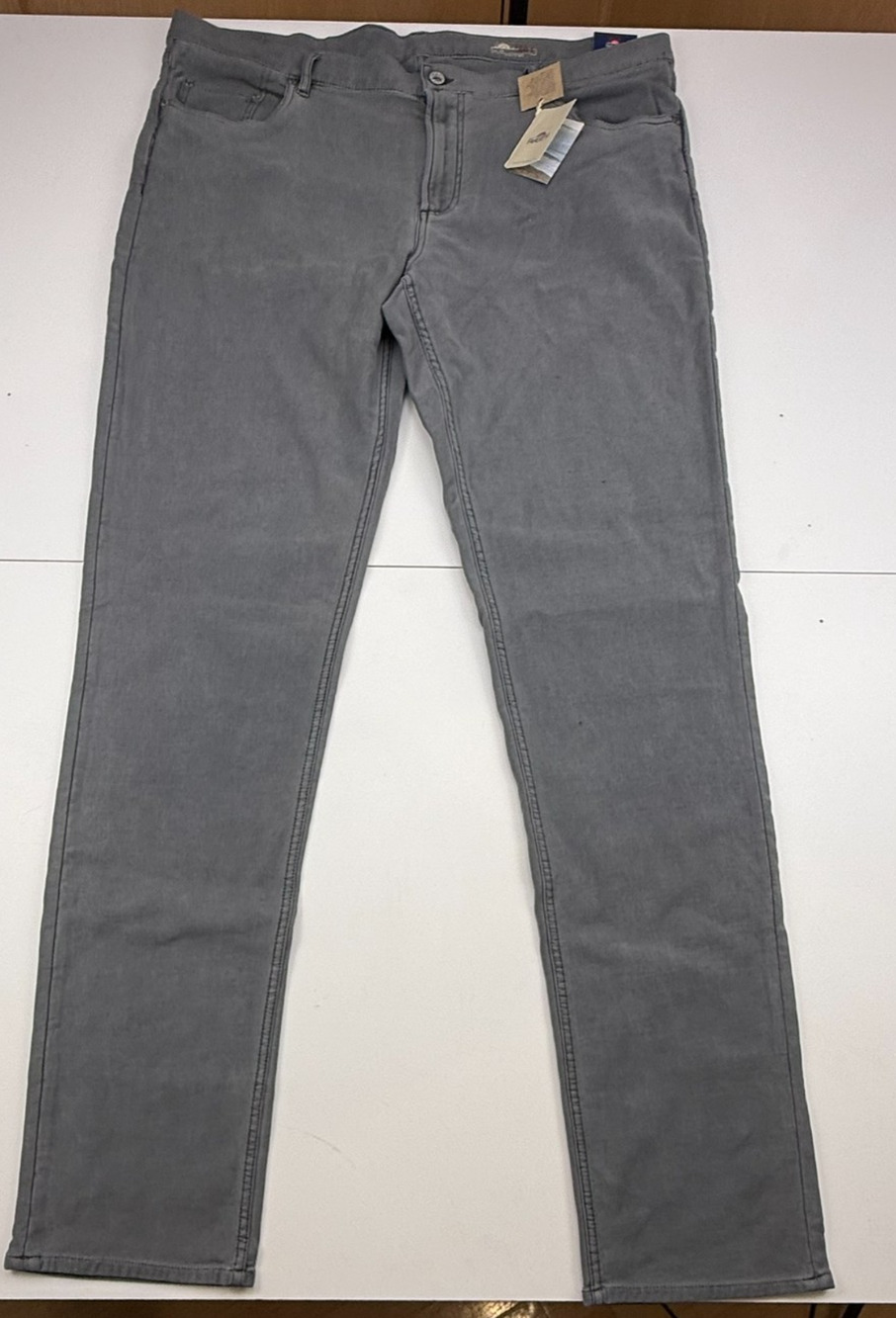Faherty Stretch Terry 5 Pocket Pants Mens 40T Silt Slate Gray NWT